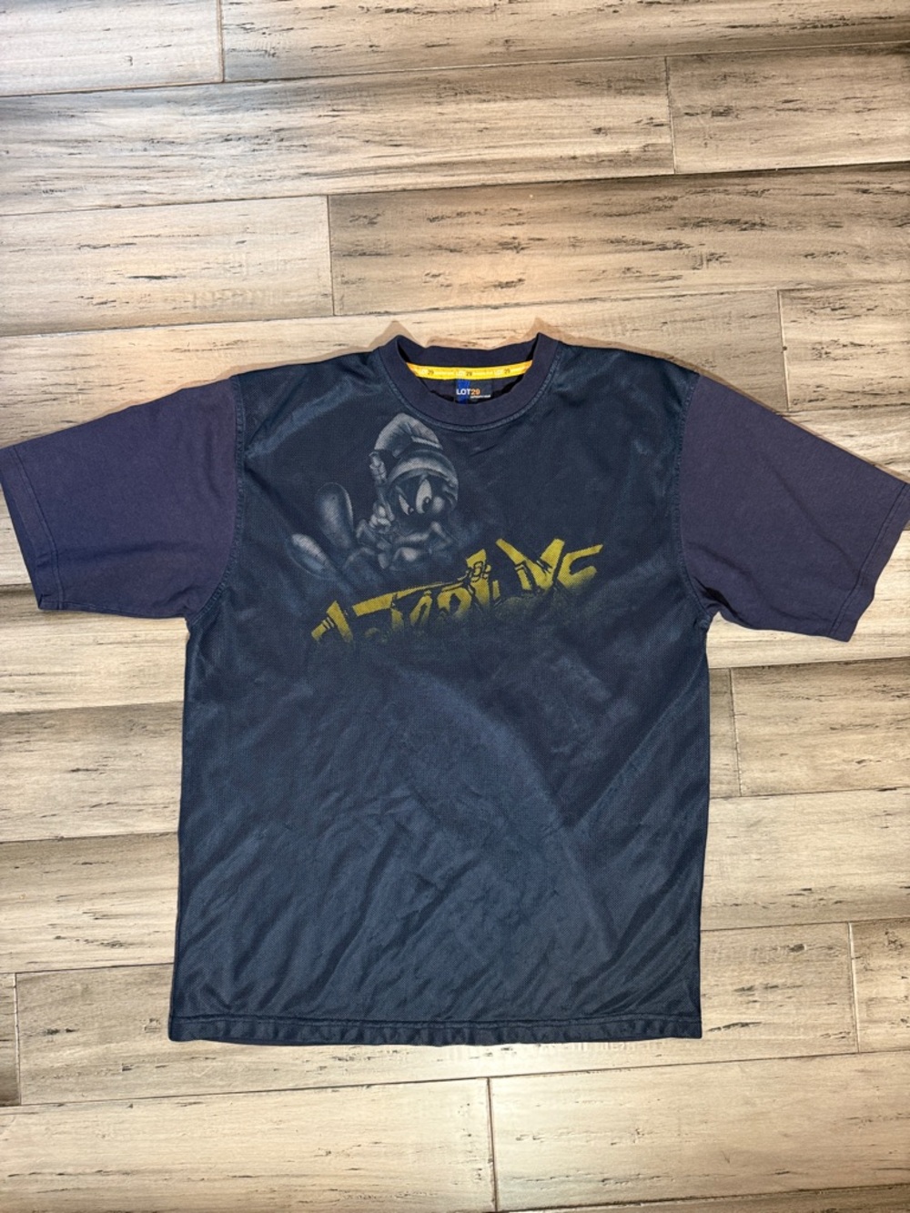 VTG Warner Bros. Lot 28 brand Marvin the Martian vintage heavyweight t-shirt.